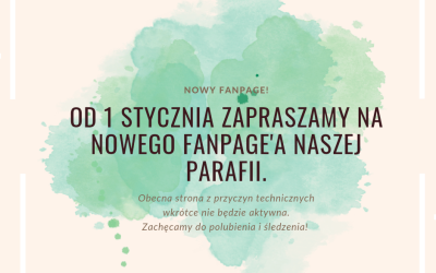 Nowa strona parafii na Facebooku!