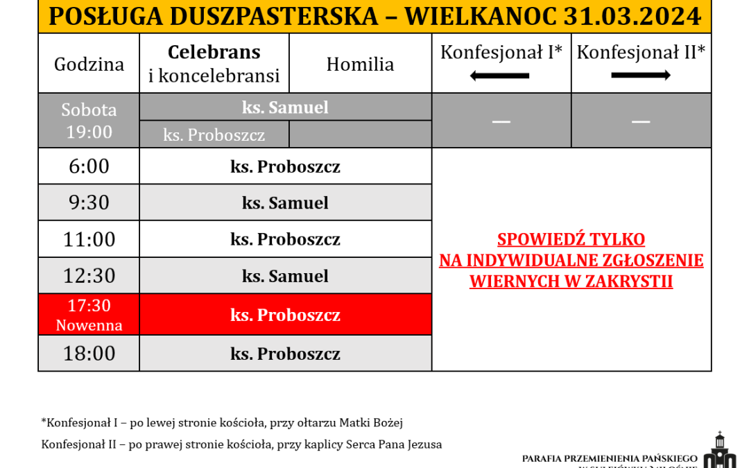 31.03.2024 – Wielkanoc