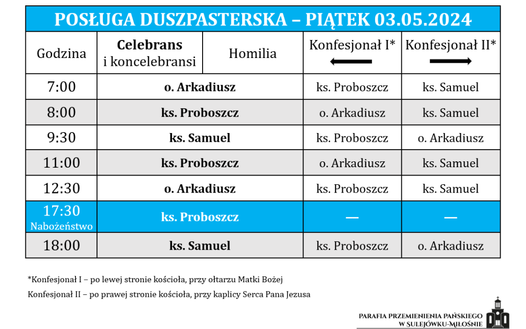 03.05.2024 – Uroczystość NMP Królowej Polski