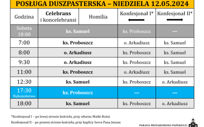 12.05.2024 – Wniebowstąpienie Pańskie