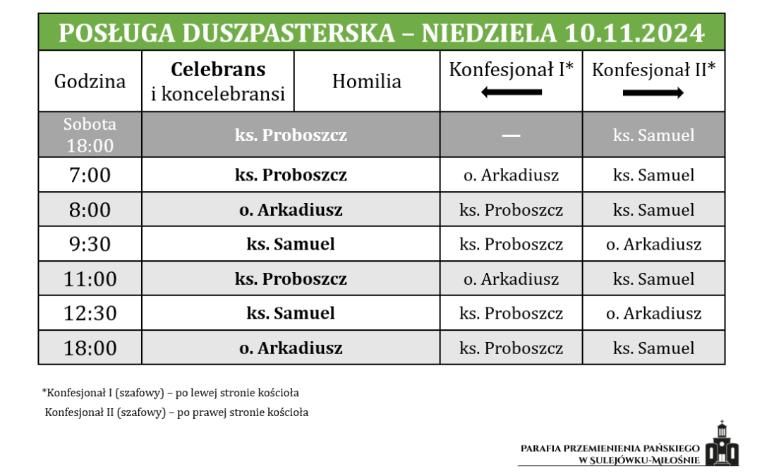 10.11.2024 – XXXII niedziela zwykła