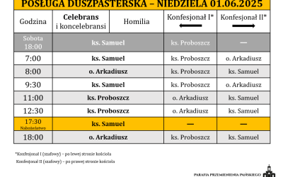 01.06.2025 – Wniebowstąpienie Pańskie
