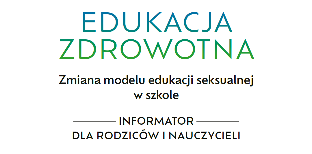 Edukacja zdrowotna – informator dla rodziców i nauczycieli