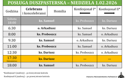 01.02.2026- IV Niedziela zwykła