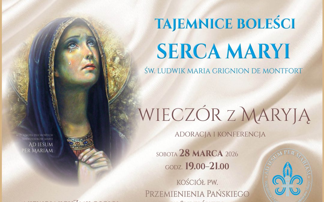 Wieczór z Maryją: Tajemnice boleści Serca Maryi