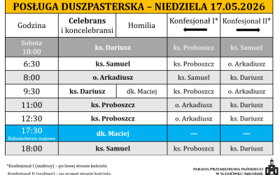 17.05.2026 – Wniebowstąpienie Pańskie